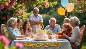 Idées créatives pour célébrer un anniversaire marquant : 60 ans de souvenirs et d'émois