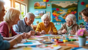 Loisirs créatifs en groupe : partager, créer et renforcer les liens entre seniors