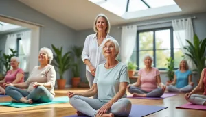 Cours de yoga pour seniors : bouger en douceur pour garder la forme