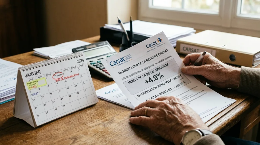 découvrez les informations essentielles sur l'augmentation de la retraite carsat : montant attendu et date de la prochaine revalorisation pour bien préparer votre avenir.